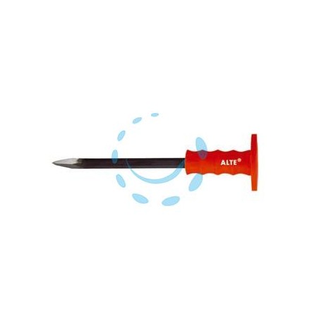 SCALPELLO DA MURATORE A PUNTA CON PARAMANO - ø mm.16x350