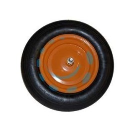 RUOTA PER CARRIOLA PNEUMATICA PERNO MM.12X170 - perno mm.12x170, interasse mm.110