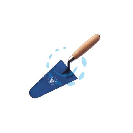 CAZZUOLA PUNTA TONDA MANICO LEGNO - mm.200