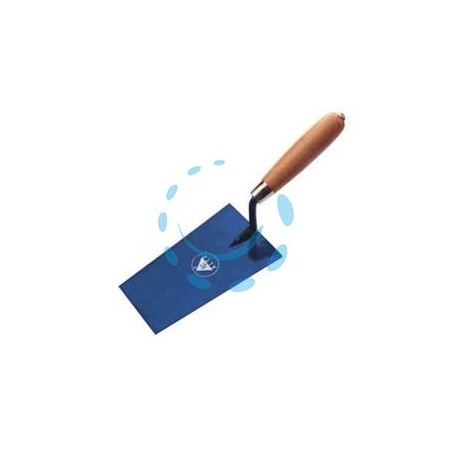 CAZZUOLA PUNTA QUADRA MANICO LEGNO - mm.160