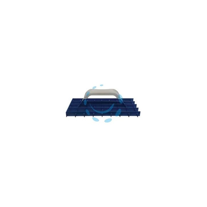 RABOT A GRIGLIA IN ACCIAIO - cm.28x14 - blu