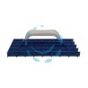 RABOT A GRIGLIA IN ACCIAIO - cm.28x14 - blu