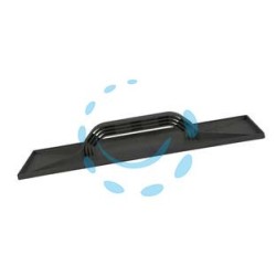 FRATTONE DA MURATORE IN PLASTICA - cm.15x45 - nero