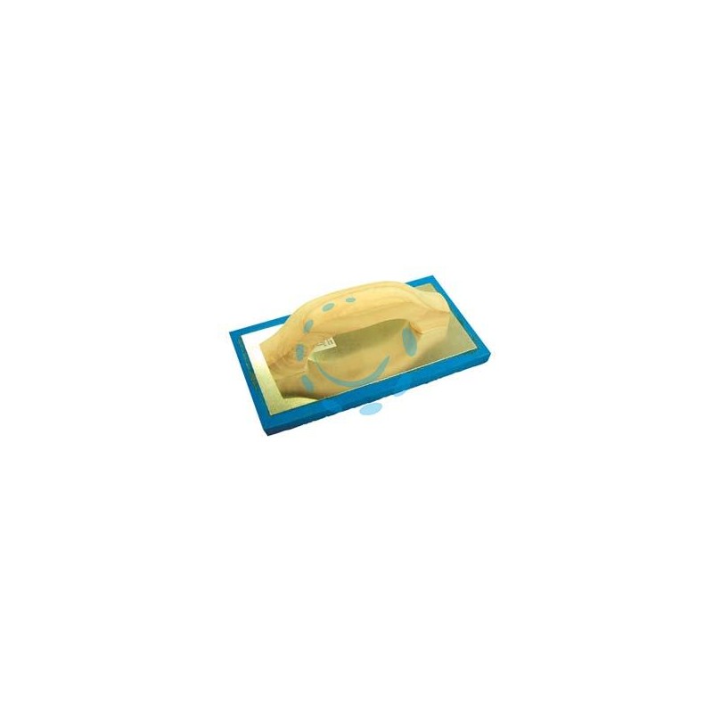 FRATTONE IN SPUGNA BLU MANICO LEGNO - cm.23,5x10,5