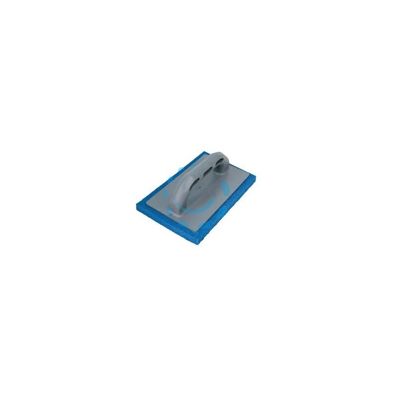 FRATTONE SPUGNA BLU MANICO PLASTICA - cm.24x10