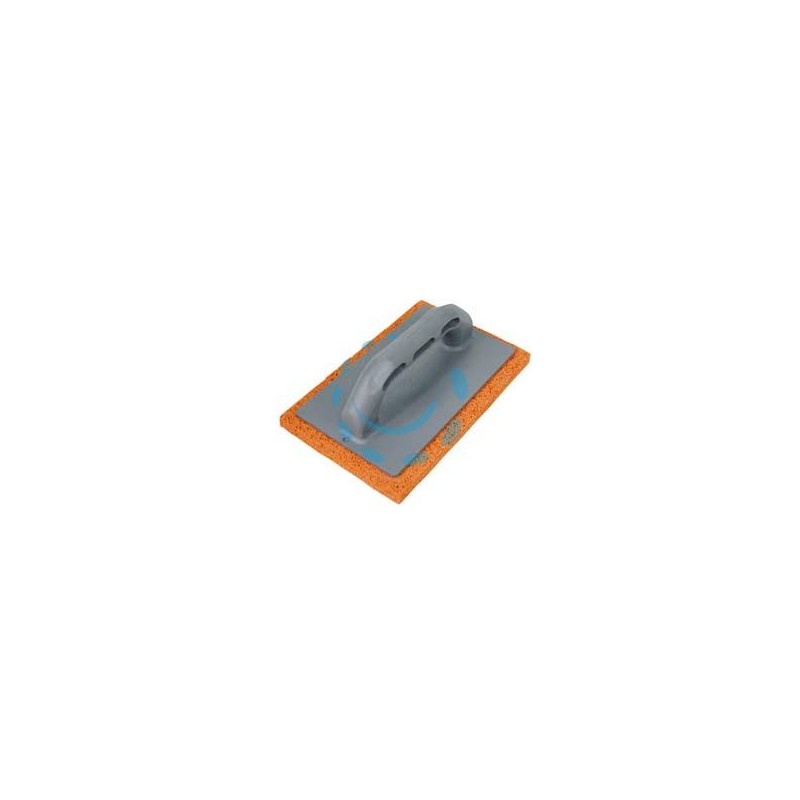FRATTONE IN SPUGNA ARANCIO MANICO PLASTICA - cm.22x14
