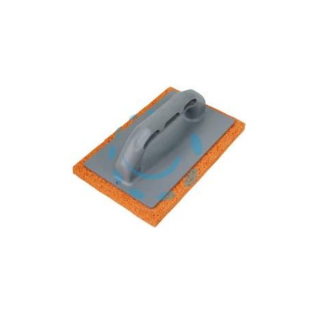 FRATTONE IN SPUGNA ARANCIO MANICO PLASTICA - cm.22x14