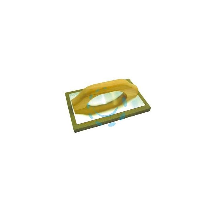 FRATTONE IN SPUGNA GRIGIA MANICO LEGNO - cm.23,5x10,5