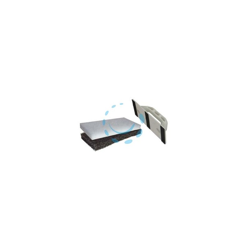 FRATTONE CON FELTRI PER PULITURA PIASTRELLE - cm.12x25