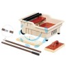 VASCHETTA LAVAGGIO "RAMBO" LT.40 KIT GRIGLIA 2 RULLI E 2 FRATTONI - cm.60x50x30h. - portata lt.40