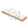 FRATTONE SPUGNA AVANA CON ATTACCO PER MANICO ART.335FSMOH - cm.13X42X3h.