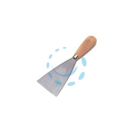 SPATOLA CON MANICO IN LEGNO - mm.30