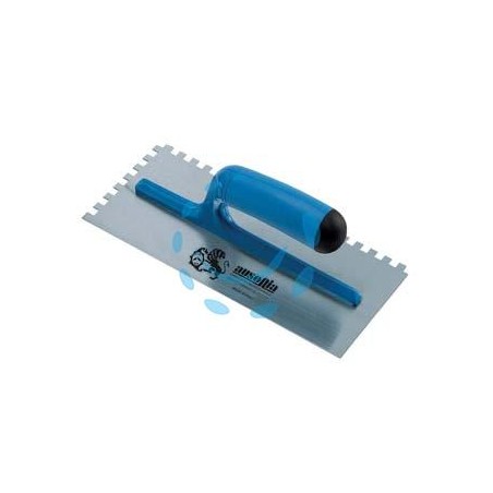 FRATTONE DENTATO PER COLLA IN ACCIAIO CON MANICO IN ABS - cm.28x12 - 42088