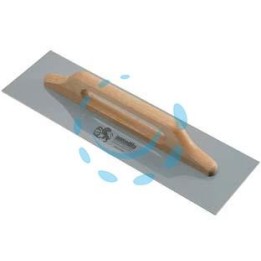 FRATTONE PER STUCCO IN ACCIAIO CON MANICO IN LEGNO - cm.48x12 - 42076
