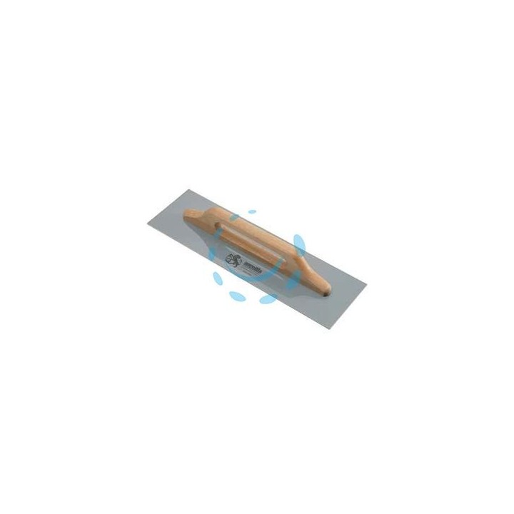 FRATTONE PER STUCCO IN ACCIAIO CON MANICO IN LEGNO - cm.48x12 - 42076