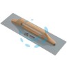 FRATTONE PER STUCCO IN ACCIAIO CON MANICO IN LEGNO - cm.48x12 - 42076