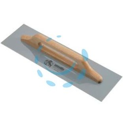 FRATTONE PER STUCCO IN ACCIAIO CON MANICO IN LEGNO - cm.48x14 - 42080
