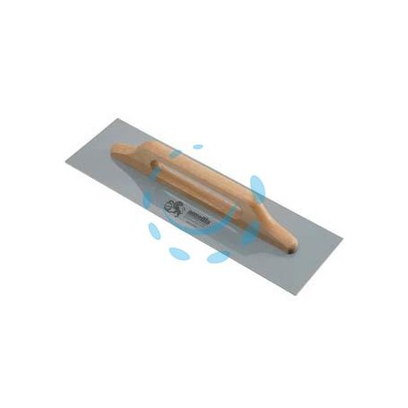 FRATTONE PER STUCCO IN ACCIAIO CON MANICO IN LEGNO - cm.48x14 - 42080