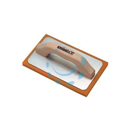 FRATTONE GOMMASPUGNA PER INTONACO BASE ALLUMINIO E MANICO IN LEGNO - cm.21x14 - 42062