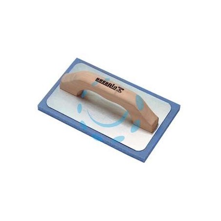 FRATTONE GOMMASPUGNA PER INTONACO BASE ALLUMINIO E MANICO IN LEGNO - cm.21x14 - 42059
