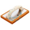 FRATTONE IN SPUGNA ARANCIO MANICO LEGNO ART.820 - cm.21,5x13,5 art.820/1