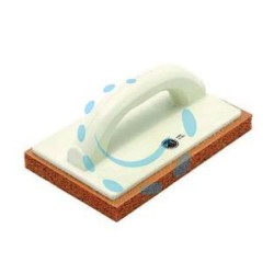 FRATTONE IN GOMMA NORMALE-MEDIA ARANCIO SUPPORTO IN PVC ART.878 - cm.21,5x13,5 art.878/1