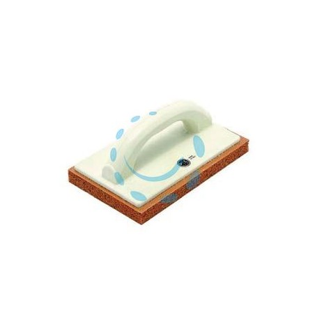 FRATTONE IN GOMMA NORMALE-MEDIA ARANCIO SUPPORTO IN PVC ART.878 - cm.24x10 art.878/2