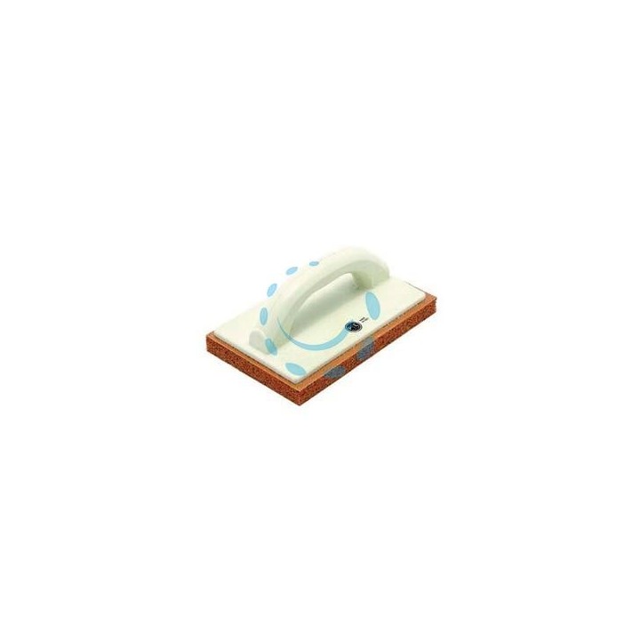 FRATTONE IN GOMMA NORMALE-MEDIA ARANCIO SUPPORTO IN PVC ART.878 - cm.40x7,2 art.878/3