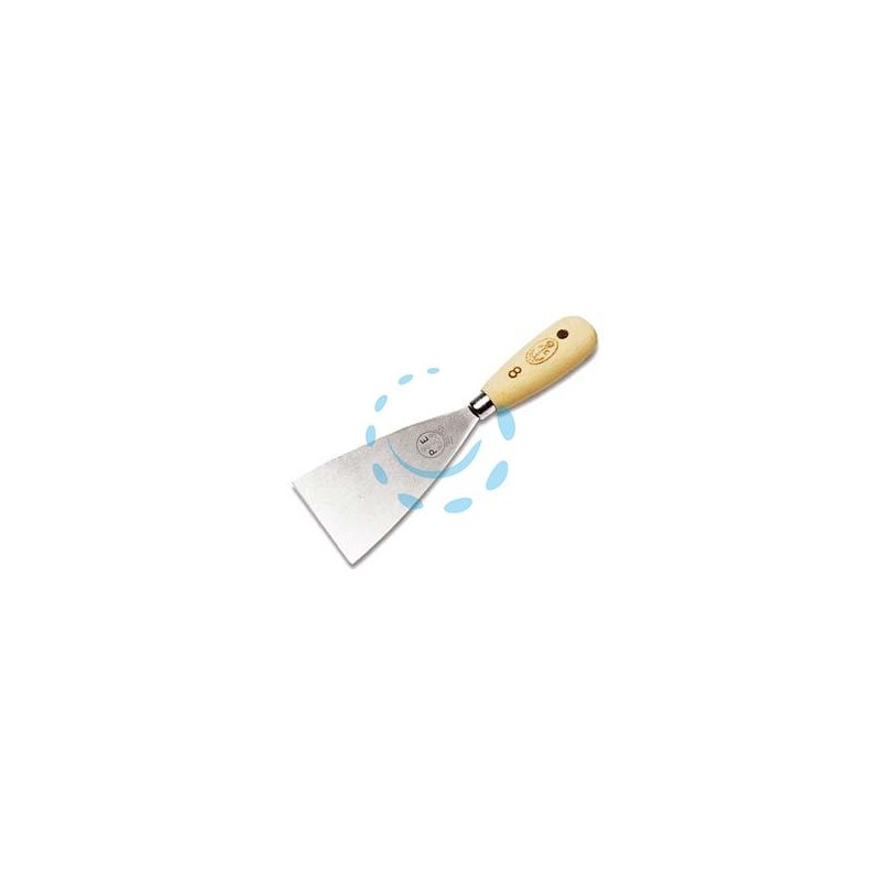 SPATOLA CON MANICO IN LEGNO ART.501 - mm.100