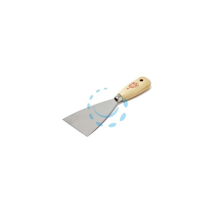 SPATOLA CON MANICO IN LEGNO ART.501/I INOX - mm.60