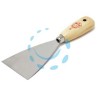 SPATOLA CON MANICO IN LEGNO ART.501/I INOX - mm.100