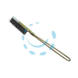 SPAZZOLA IN ACCIAIO SLIM - lunghezza totale mm.220
