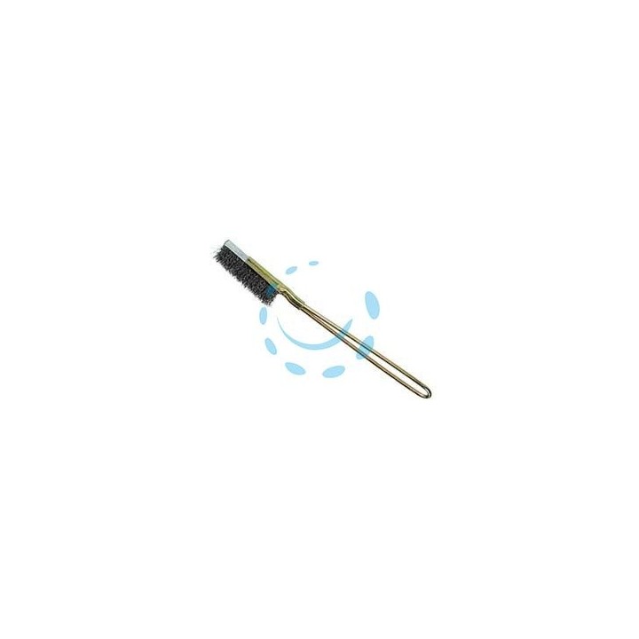 SPAZZOLA IN ACCIAIO SLIM - lunghezza totale mm.220