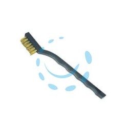 SPAZZOLA PER CANDELE OTTONE MANICO PLASTICA 