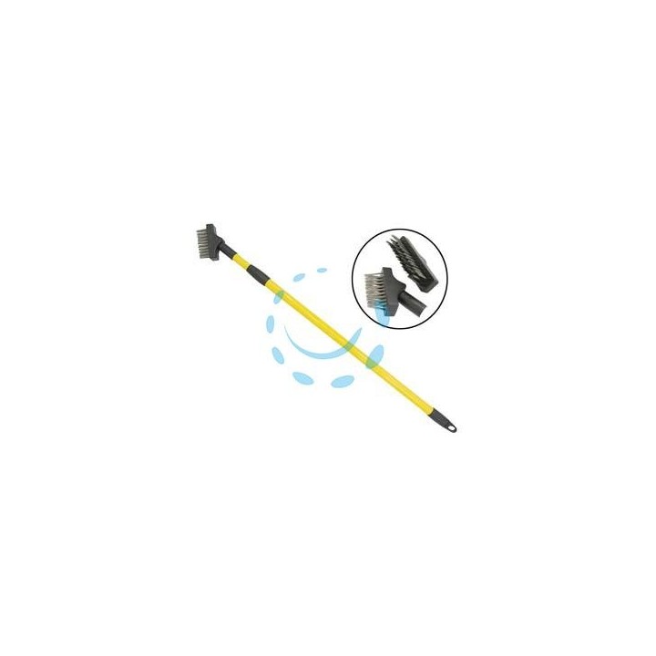 SPAZZOLA ACCIAIO INOX SET PZ.2 