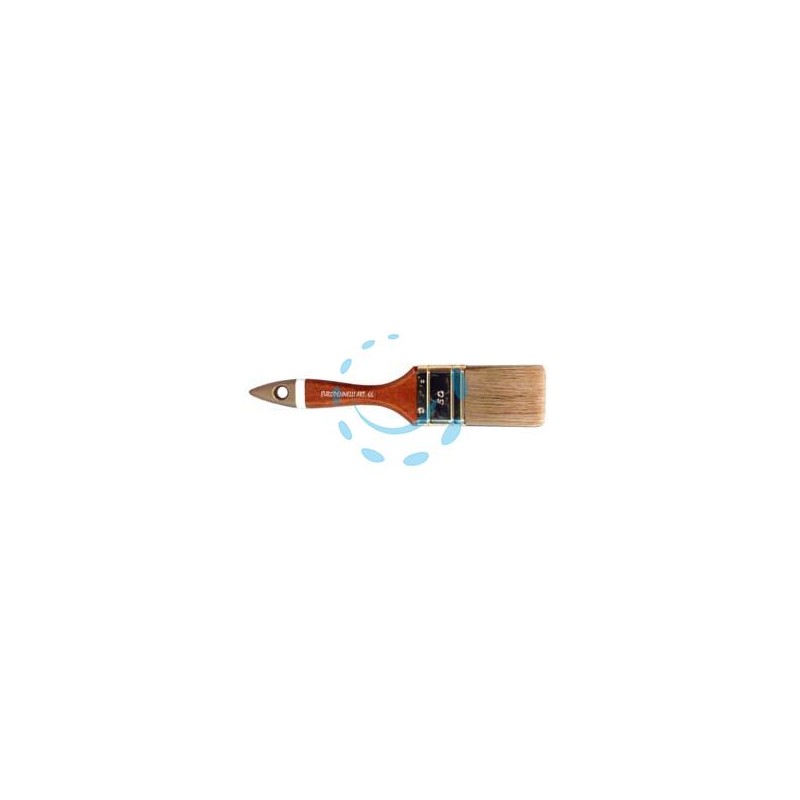 PENNELLESSE SETOLA BIONDA PROFESSIONALE MANICO LEGNO - mm.40x14x59