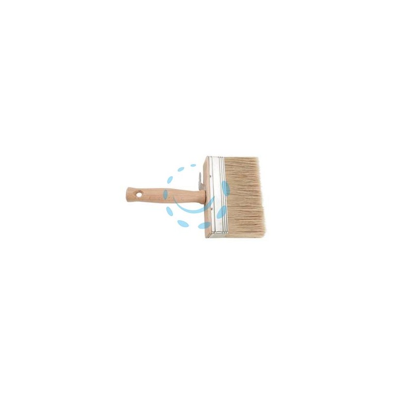 PLAFONCINO SETOLA BIONDA MANICO LEGNO - mm.100x30