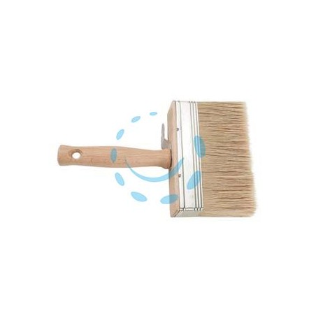PLAFONCINO SETOLA BIONDA MANICO LEGNO - mm.140x40