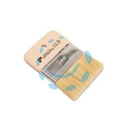 SPALTER DECORATIVO SETOLA BIONDA MANICO CORTO LEGNO - mm.9x70 - altezza setola mm.57
