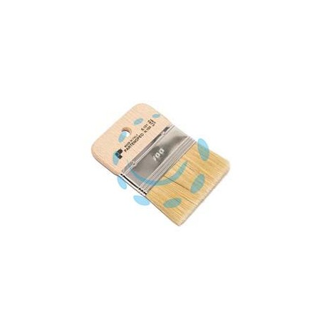 SPALTER DECORATIVO SETOLA BIONDA MANICO CORTO LEGNO - mm.9x70 - altezza setola mm.57