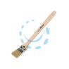 PENNELLO RADIATORE SETOLA BIONDA SERIE 593 - mm.30 - manico in plastica simil-legno