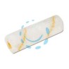 RULLINO IN TESSUTO CORDONATO BIANCO RIGA GIALLA SERIE 201 - cm.5