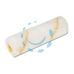 RULLINO IN TESSUTO CORDONATO BIANCO RIGA GIALLA SERIE 201 - cm.10