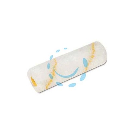 RULLINO IN TESSUTO CORDONATO BIANCO RIGA GIALLA SERIE 201 - cm.10