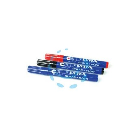 PENNARELLO PERMANENTE PUNTA TONDA FINE MARKER - rosso