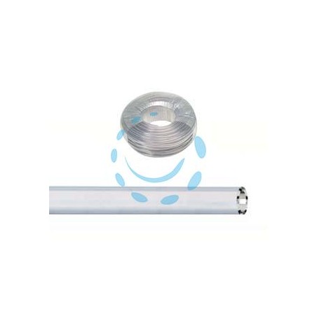 TUBO ANTIGELO TRASPARENTE PER LIVELLA - ø mm.8/12 rotolo mt. 25