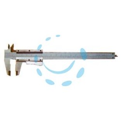 CALIBRO CINQUANTESIMALE CURSORE BLOCCAGGIO AUTOMATICO - lettura utile mm.150 - dimensioni mm.230x75x7h.