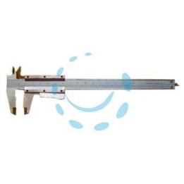 CALIBRO CINQUANTESIMALE CURSORE BLOCCAGGIO AUTOMATICO - lettura utile mm.200, dimensioni mm.300x75x7h.