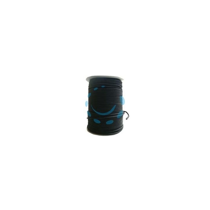 CORDA ELASTICA NERA - ø 3 mm. x 200 mt.