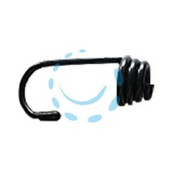 GANCIO METALLO RIVESTITO IN PLASTICA PER CORDA ELASTICA - utilizzabile con corda elastica ø mm.8-10